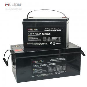 Mylion 12V100AH LiFe PO4 storage battery for ups solar car etc.