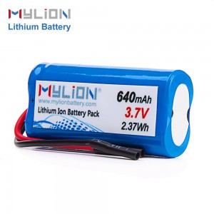 Mylion 3.7v 640mah Lithium ion battery pack