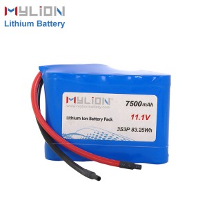 11.1V7500mah Lithium Battery