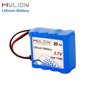 Mylion 3.7V20Ah Lithium ion battery pack