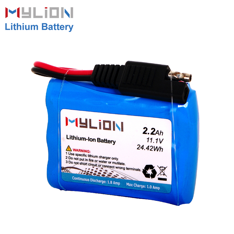 11.1V2200mAh lithium ion battery with sae plug Featured Image