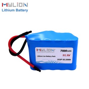 11.1V7500mah Lithium Battery