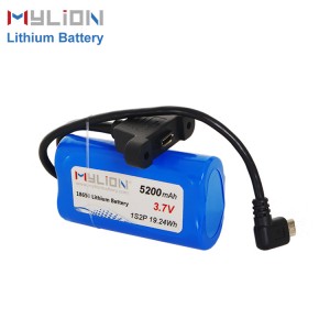 Mylion 3.7V5200mAh Lithium ion battery pack