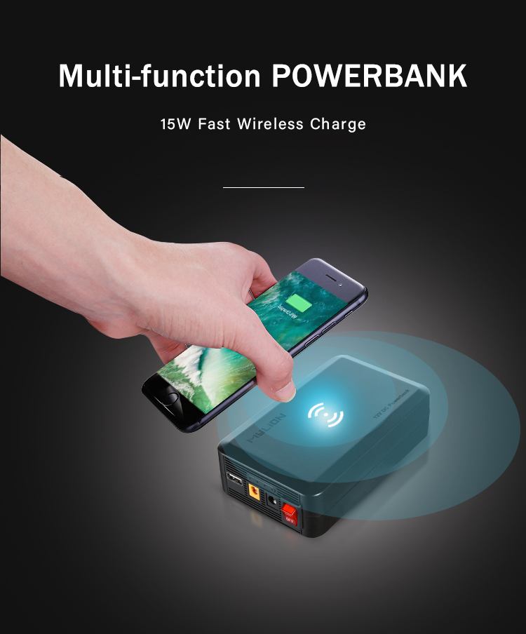 Fast Wireless Charge power bank lithium battery backup MPW922 Featured Image